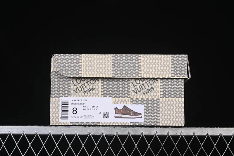 All categories Nk Air Force 1 Air Force series Nk Air Force 1 Low Air Force low top Nike Air Force 1'07 Low LV joint coffee gray Air Force 1 low top casual sneakers SC0601-563